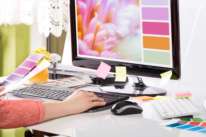 Choix des couleurs publicité