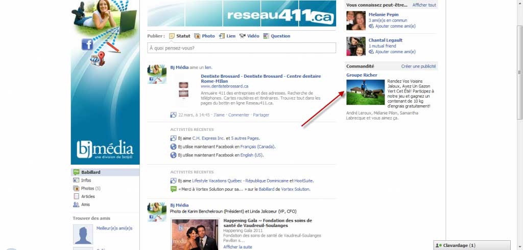 Facebook Groupe Richer